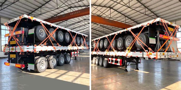 4 Axle 48 ft Flatbed Trailer for Sale Near Me in Zimbabwe
