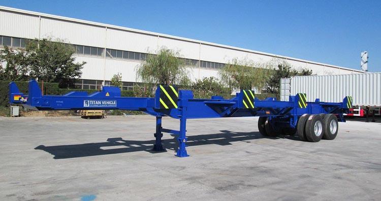 2 Axle Bomb Cart Trailer | 45 FT Combo Chassis for Sale