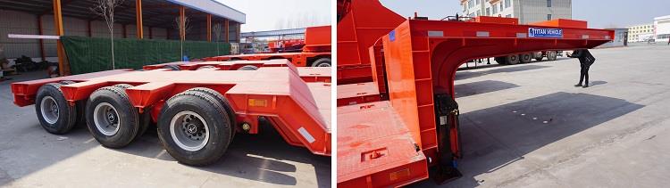 90 Ton Super Low Bed Excavator Trailer for Sale Near Me