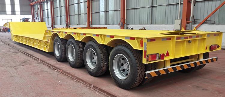 4 Axle 100 Ton Folding Gooseneck Trailer for Sale