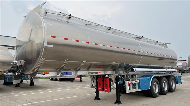 42000 Liters Aluminum Fuel Tanker Semi Trailer for Sale
