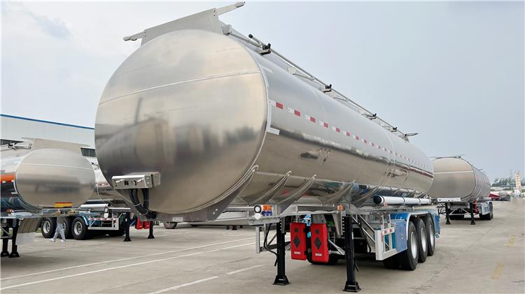 42000 Liters Aluminum Fuel Tanker Semi Trailer for Sale