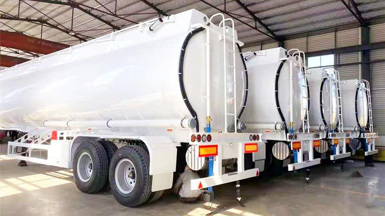2 Axle Fuel Tanker Trailer with Bogie Suspension for Sale