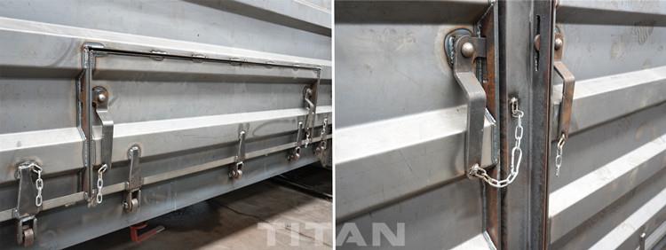 Tri Axle Grain Transport Cargo Semi Trailer for Sale