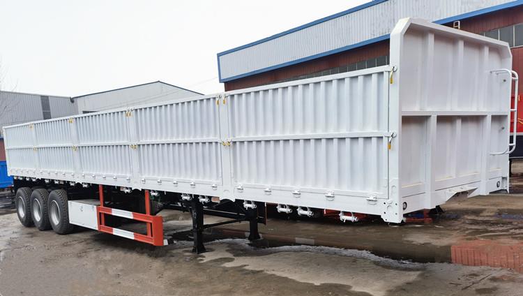 3 Axle 60 Ton Removable Side Wall Semi Trailer for Sale