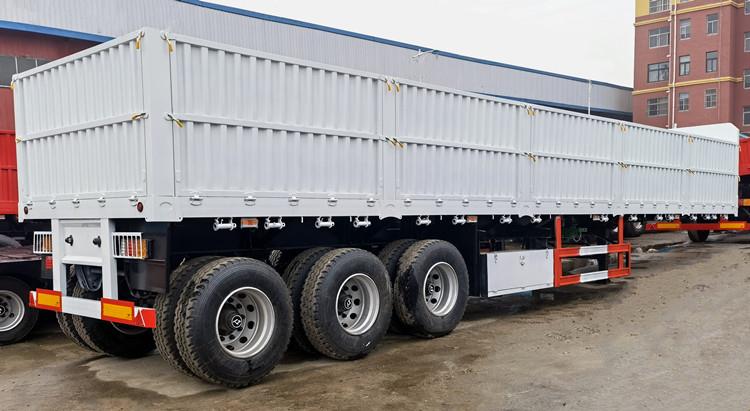 3 Axle 60 Ton Removable Side Wall Semi Trailer for Sale