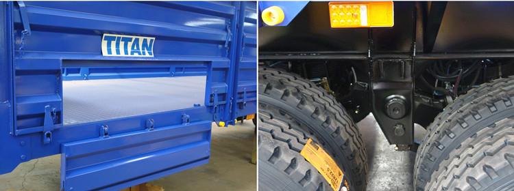 Tri Axle Grain Transport Cargo Semi Trailer for Sale