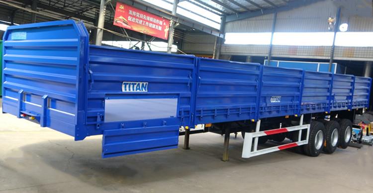 Tri Axle Grain Transport Cargo Semi Trailer for Sale
