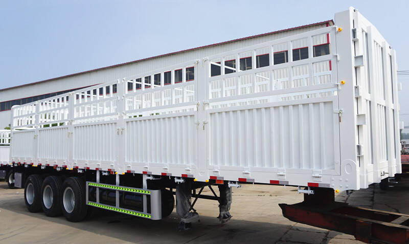 Tri Axle 60 Ton Stake Semi Trailer for Sale Manufacturer