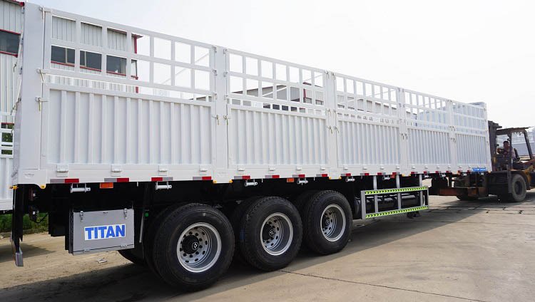 Tri Axle 60 Ton Stake Semi Trailer for Sale Manufacturer