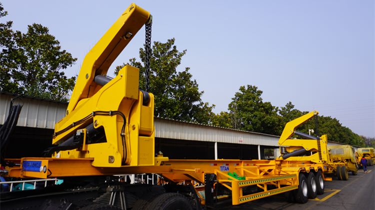 20/40 FT Side Lift Container Transport Trailer for Sale