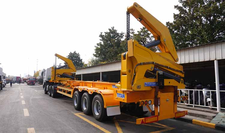 20/40 FT Side Lift Container Transport Trailer for Sale