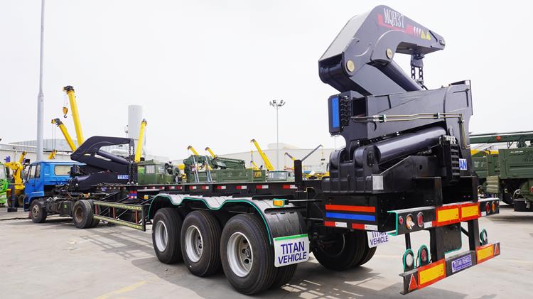 China 40 Ton Container Side Lifter Trailer for Sale