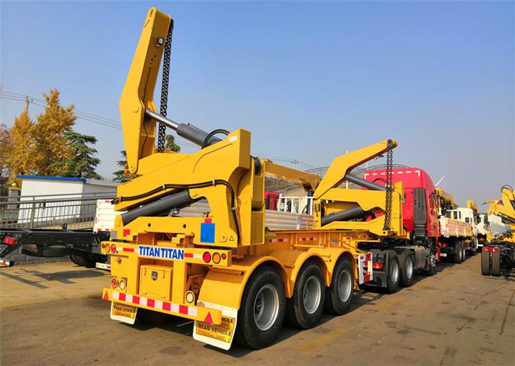 20ft Container Side Loader Trailer with Crane for Sale