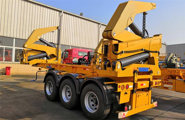 20ft Container Side Loader Trailer with Crane for Sale