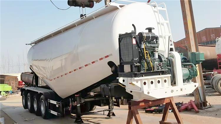 4 Axle 40m3 Powder Bulk Cement Tanker Transport Trailer for Sale