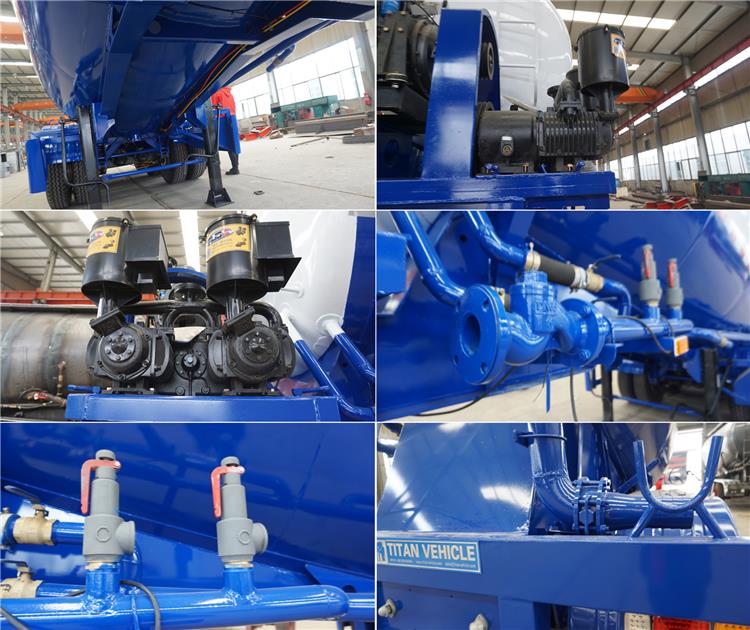 40 Ton Dry Bulk Cement Tanker Trailer for Sale Near Me