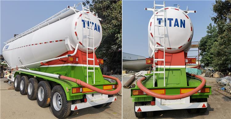 5 Axle 60cbm Pneumatic Dry Bulk Tanker Trailer for Sale