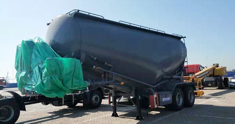 2 Axle 30m3 Cement Silo Semi Trailer for Sale