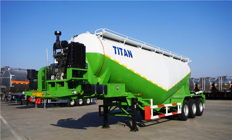 3 Axle 35cbm Cement Tanker Truck Trailer for Sale