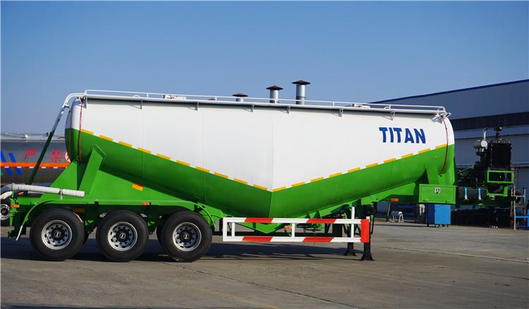 3 Axle 35cbm Cement Tanker Truck Trailer for Sale