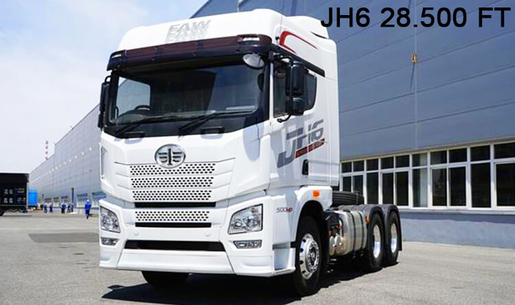 Faw Truck Jh6 28.500 Ft Tractor Truck for Sale in Tanzania