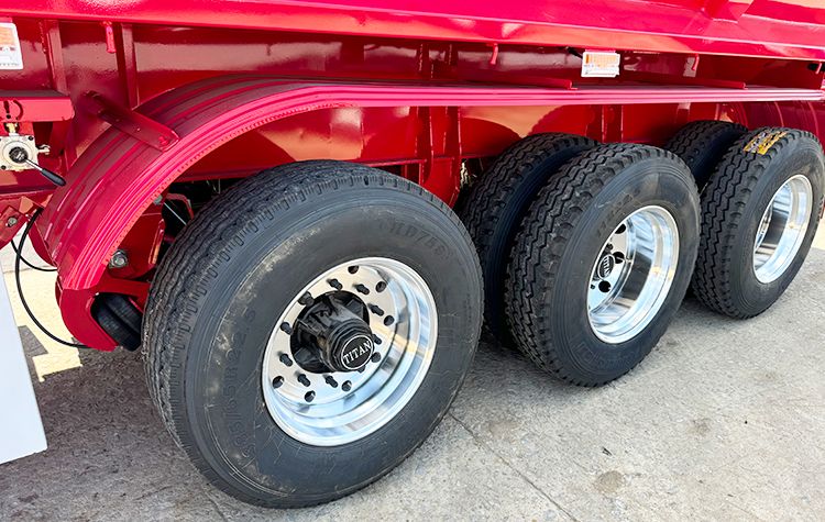 3 Axle End Dump Semi Trailer for Sale in Nigeria