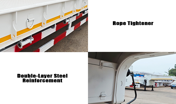 4 Axle 100 ton Lowbed Trailer for Sale in Ghana