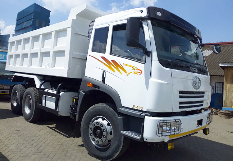 Faw J5 290 Tipper Truck for Sale in Kenya