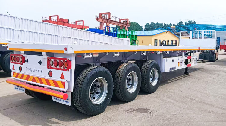 3 axle flatbed trailer for sale in Dar es Salaam Tanzania