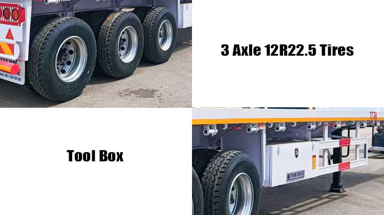 3 axle flatbed trailer for sale in Dar es Salaam Tanzania