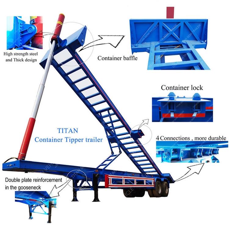 40 Foot Container Tipper Chassis
