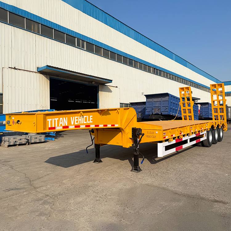 3 Axle 60 Ton Semi Lowbed Trailer